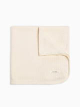 Brushed Back Pointelle Swaddle Blanket