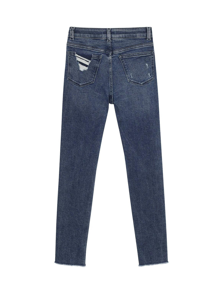Chloe Skinny | Eco Dark Distressed