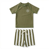 Baby Boys Rashguard & Bathing Suit Set