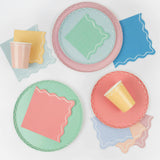 Mixed Wavy Line Side Plates