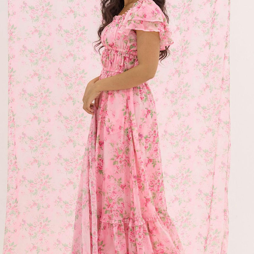 Juliana Dress in Rose Trance