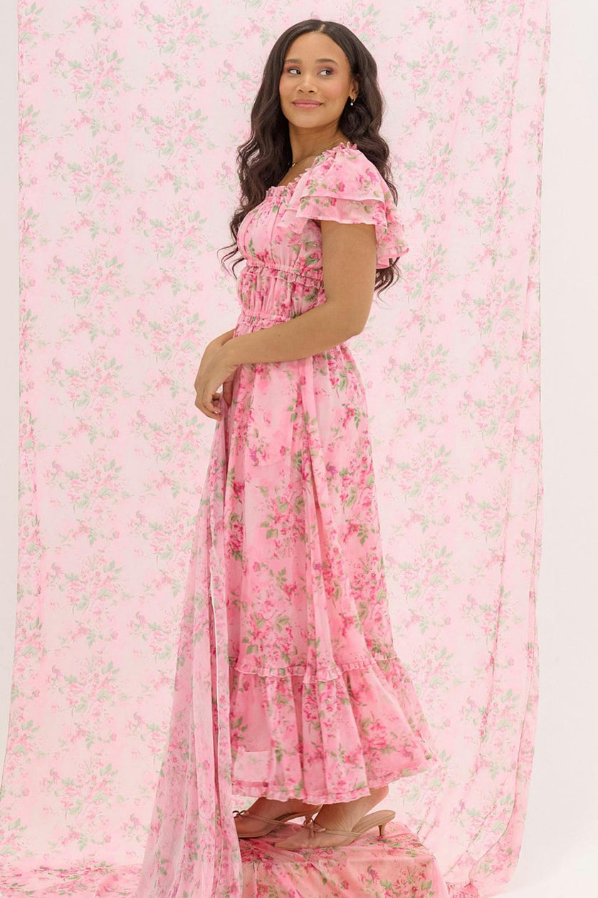 Juliana Dress in Rose Trance