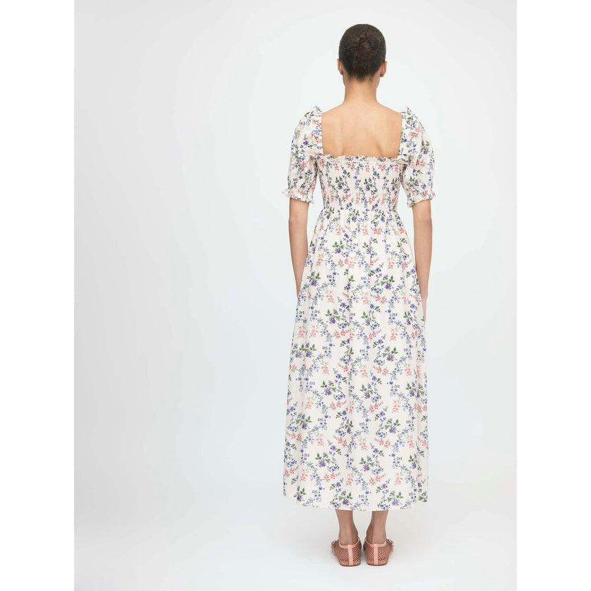 The Scarlett Nap Dress - Pink Scallop Bow Chintz