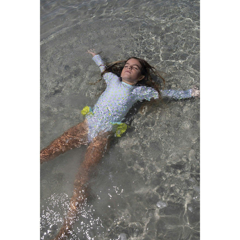 Candy animal dots long sleeve swimsuit