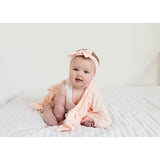 Blush Knit Headband Bow