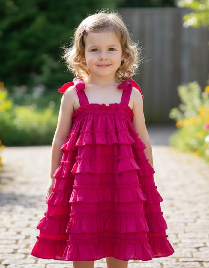 Nia Dress Fuchsia