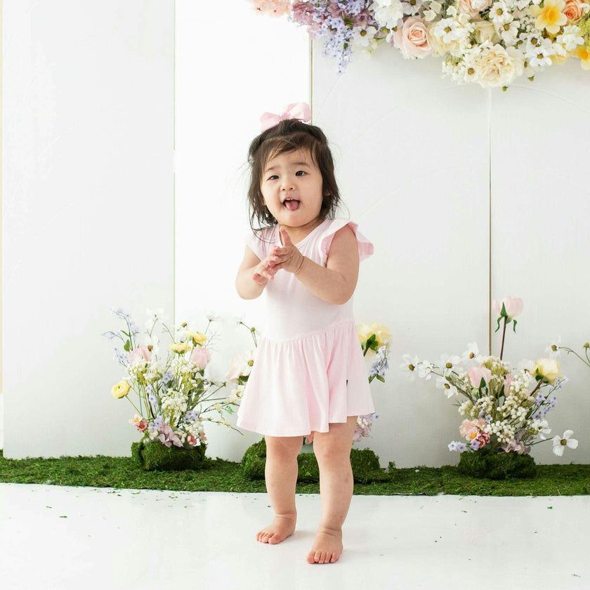 Twirl Bodysuit Dress, Sakura