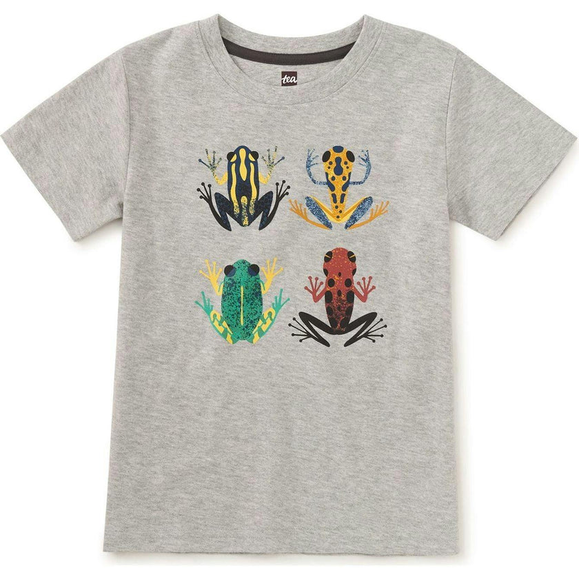 Cloud Forest Frogs Graphic Tee, Grey