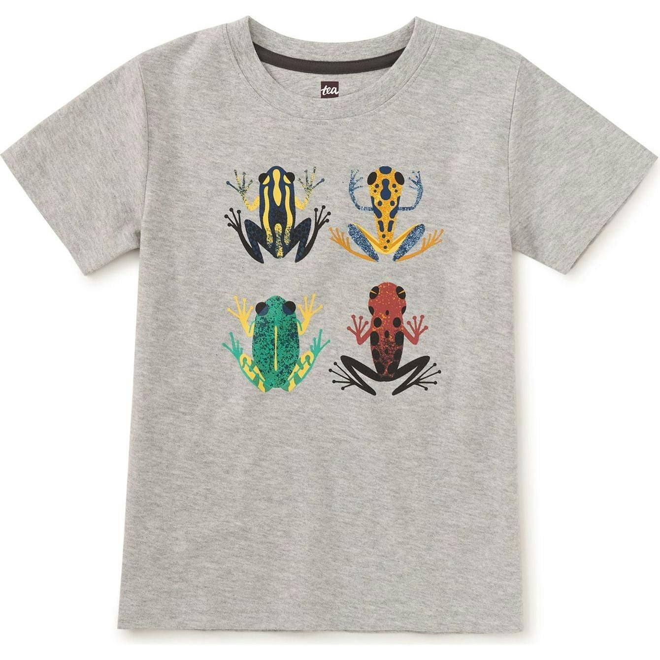 Cloud Forest Frogs Graphic Tee, Grey