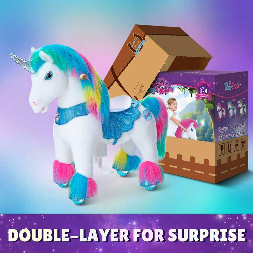 Model Y® Unicorn Ride-On Toy Age 4–7 – Rainbow