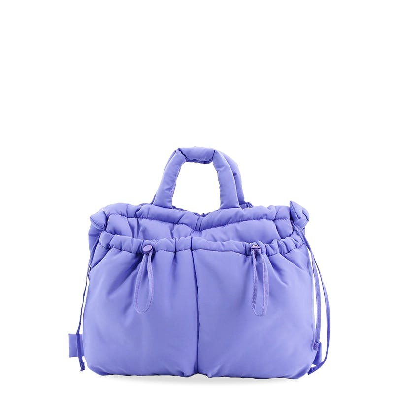 Puffy Tote in Purple