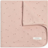 Brushed Back Pointelle Swaddle Blanket