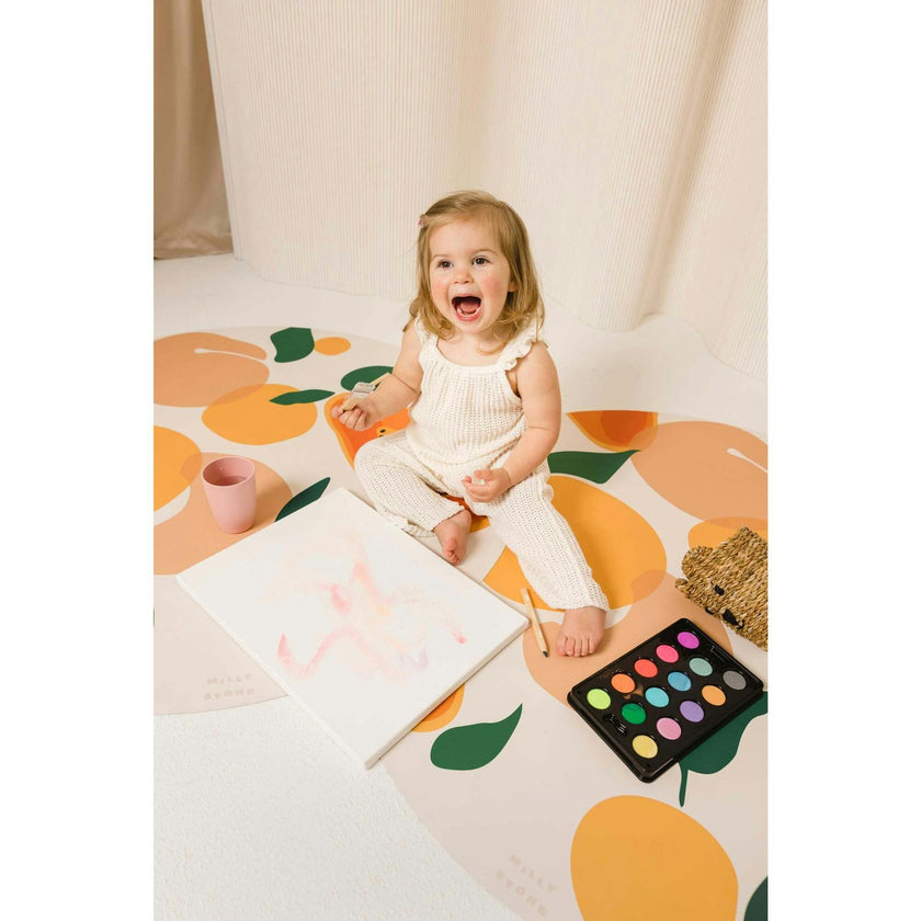 Catch All Mat for Mealtime & Playtime Mess