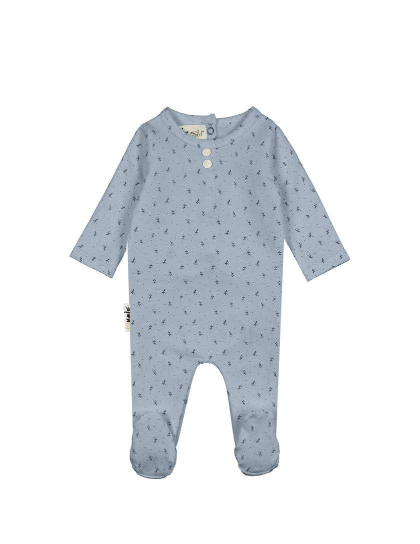 Buttons & Polka Dots Footie