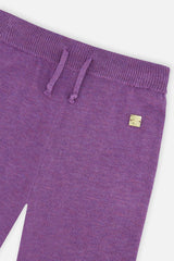 Knitted Wide Leg Pants Violet