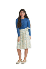 Two Piece Set With Pointelle Cardigan