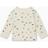 Bear Print Pajama Set