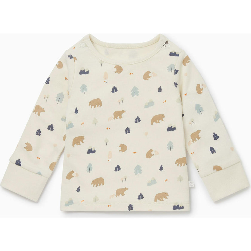 Bear Print Pajama Set