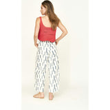 Tivot Pant in White Rainfall