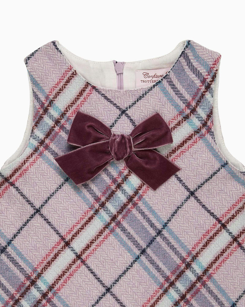 Baby Eleanor Checked Pinafore