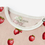 Strawberry Organic Cotton Ruffle One Piece