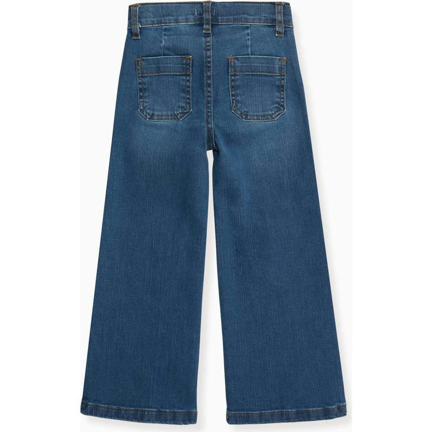 Blue Denim Enola Girl Wide Leg Jeans