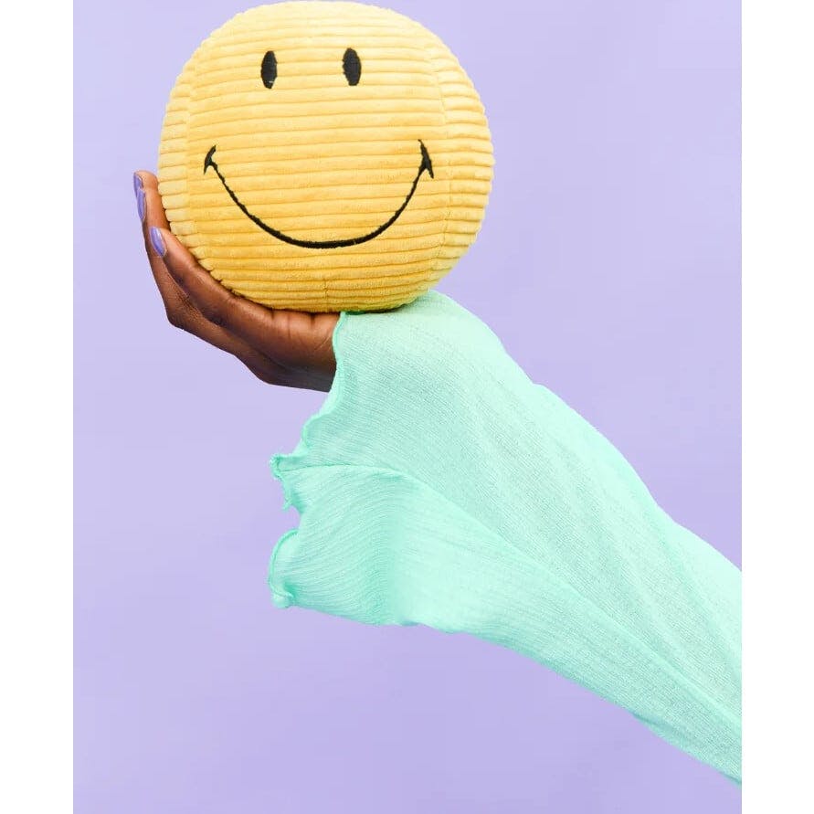 Plush Smiley Corduroy Yellow 5