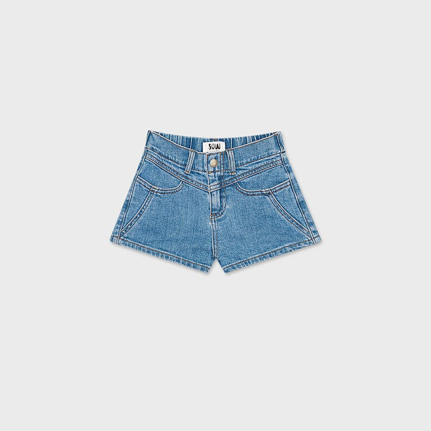 Cotton Denim Short