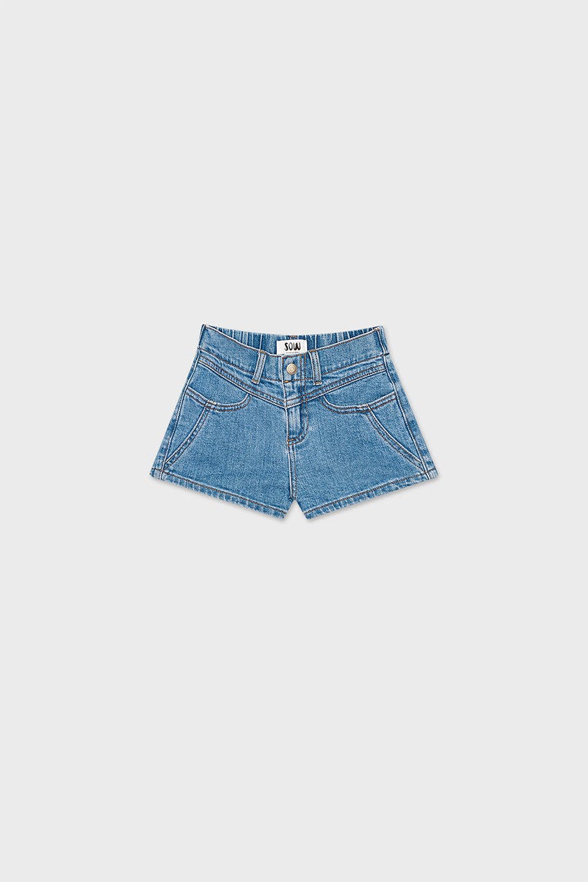 Cotton Denim Short