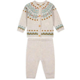 BONTON Toudou Knit Baby Set - Scone