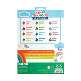 Happy Triangles Jumbo Crayons - Easy Grip - Set of 12
