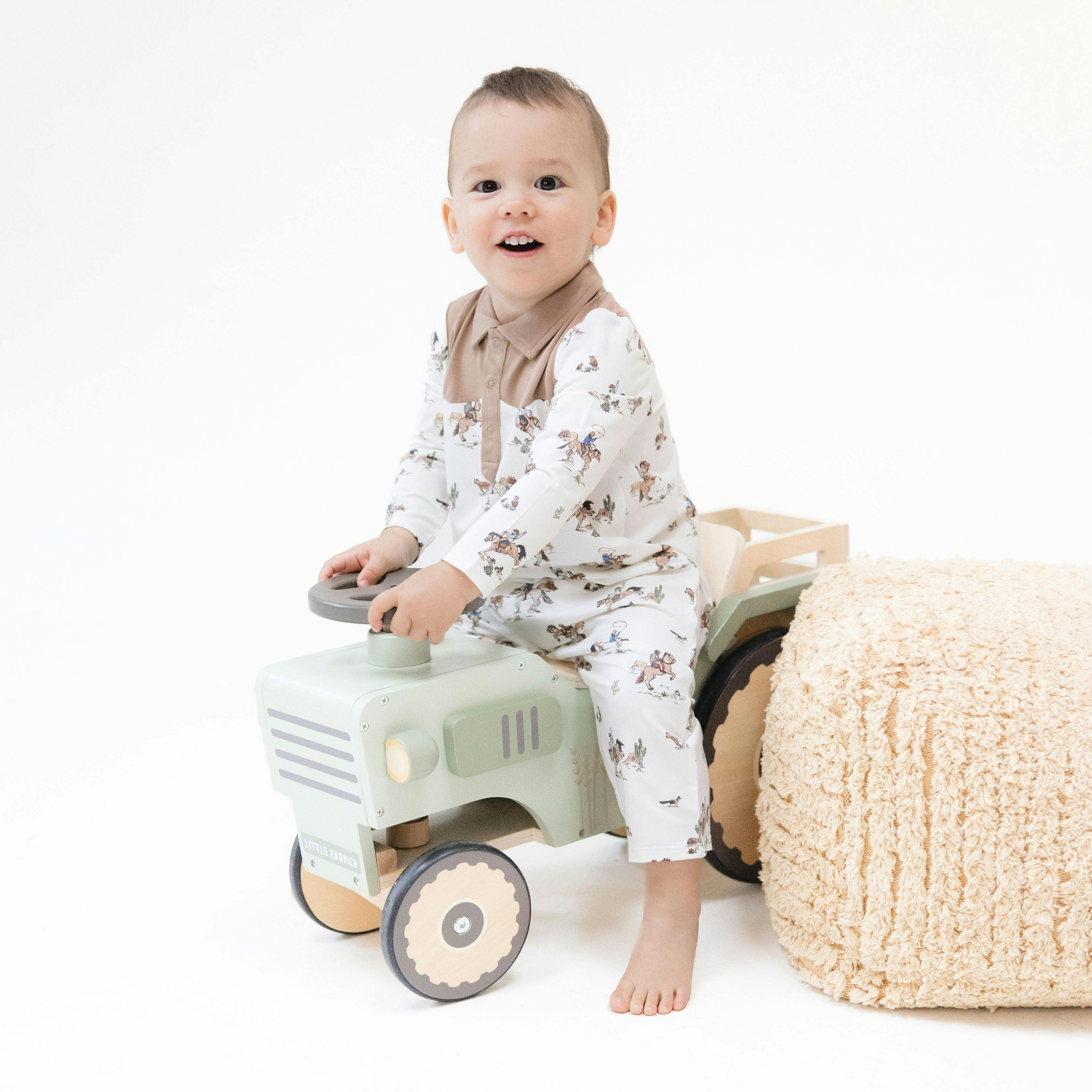 Horse Wrangler - Long Sleeve Cowboy Romper