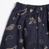 Wide-leg Pant in Midnight Bandana