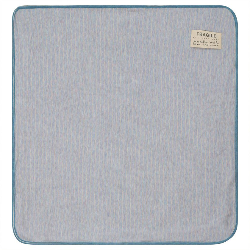 Stripe Stretch Knit Blanket Mauve