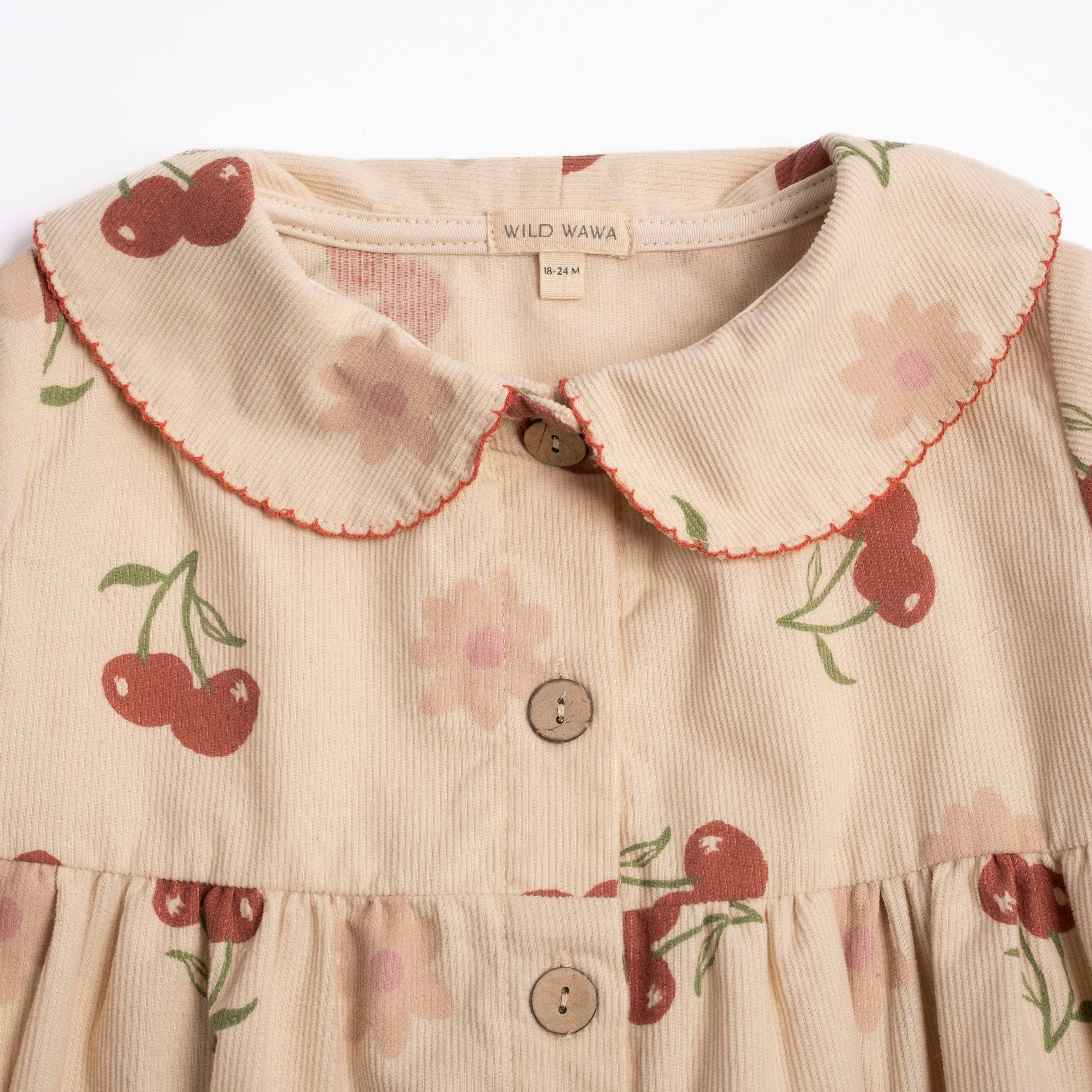 Clementine Dress in Cherry Bloom