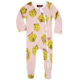 Artichoke Organic Cotton Snap Footed Romper