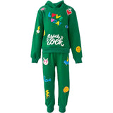 You Rock Doodle Print Hoodie And Pant Set