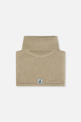 Knit Turtle Neckwarmer Light Taupe