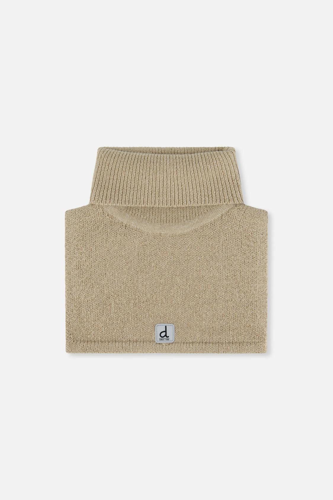 Knit Turtle Neckwarmer Light Taupe