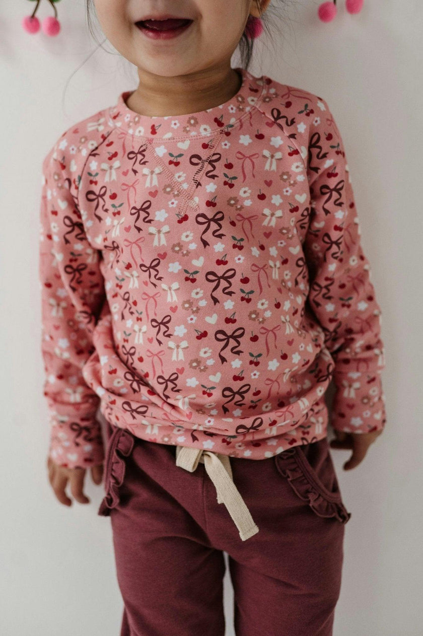 Girl's Raglan Sweatshirt