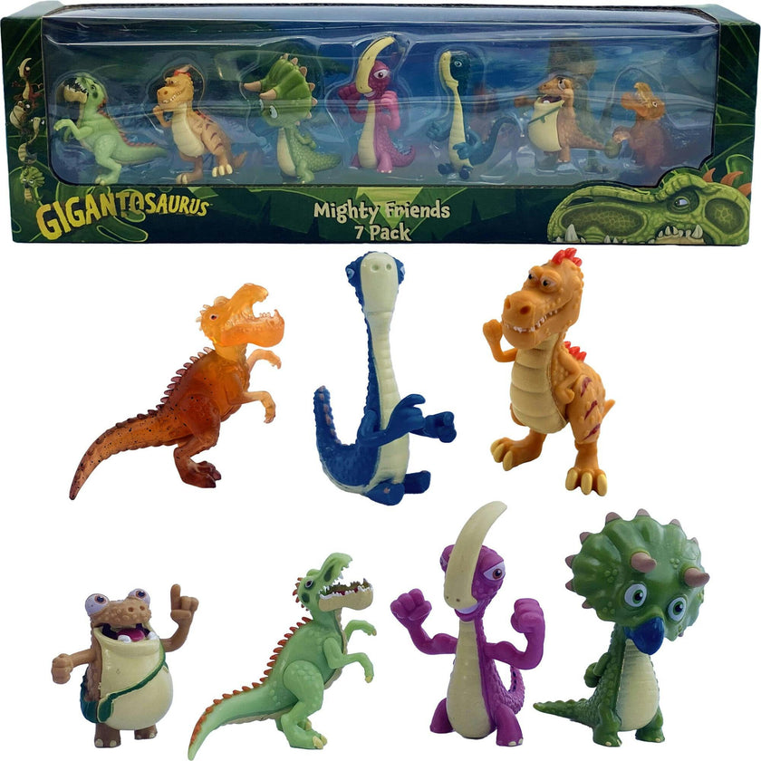 Gigantosaurus: Mighty Friends - 7 Pack - Mini 2" Figures