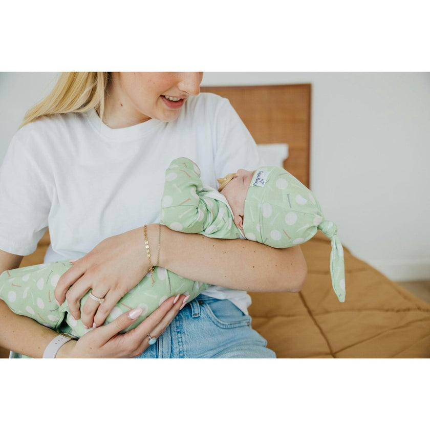 Bogey Newborn Knotted Gown