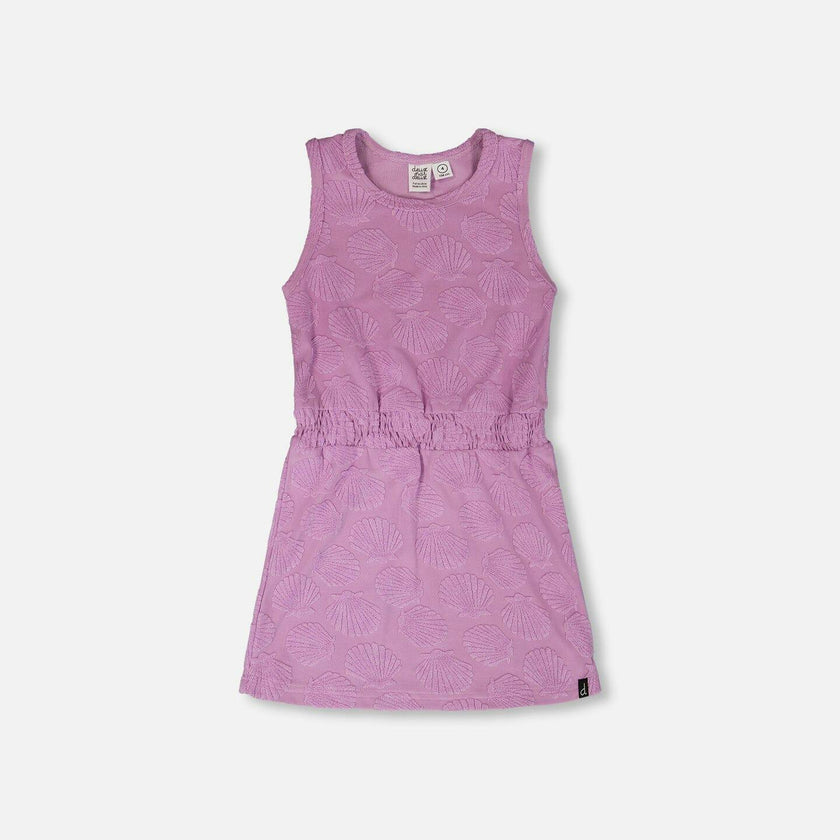 Terry Cloth Beach Dress Lilac - 3 Terry Cloth Beach Dress Lilac - 3