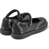 Duet Twins Printed Leather Mary Jane Shoes