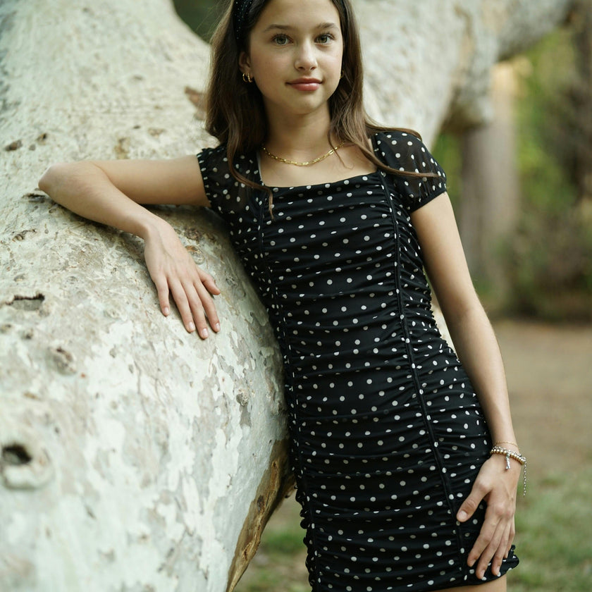 Girls Polka Dot Amelia Dress