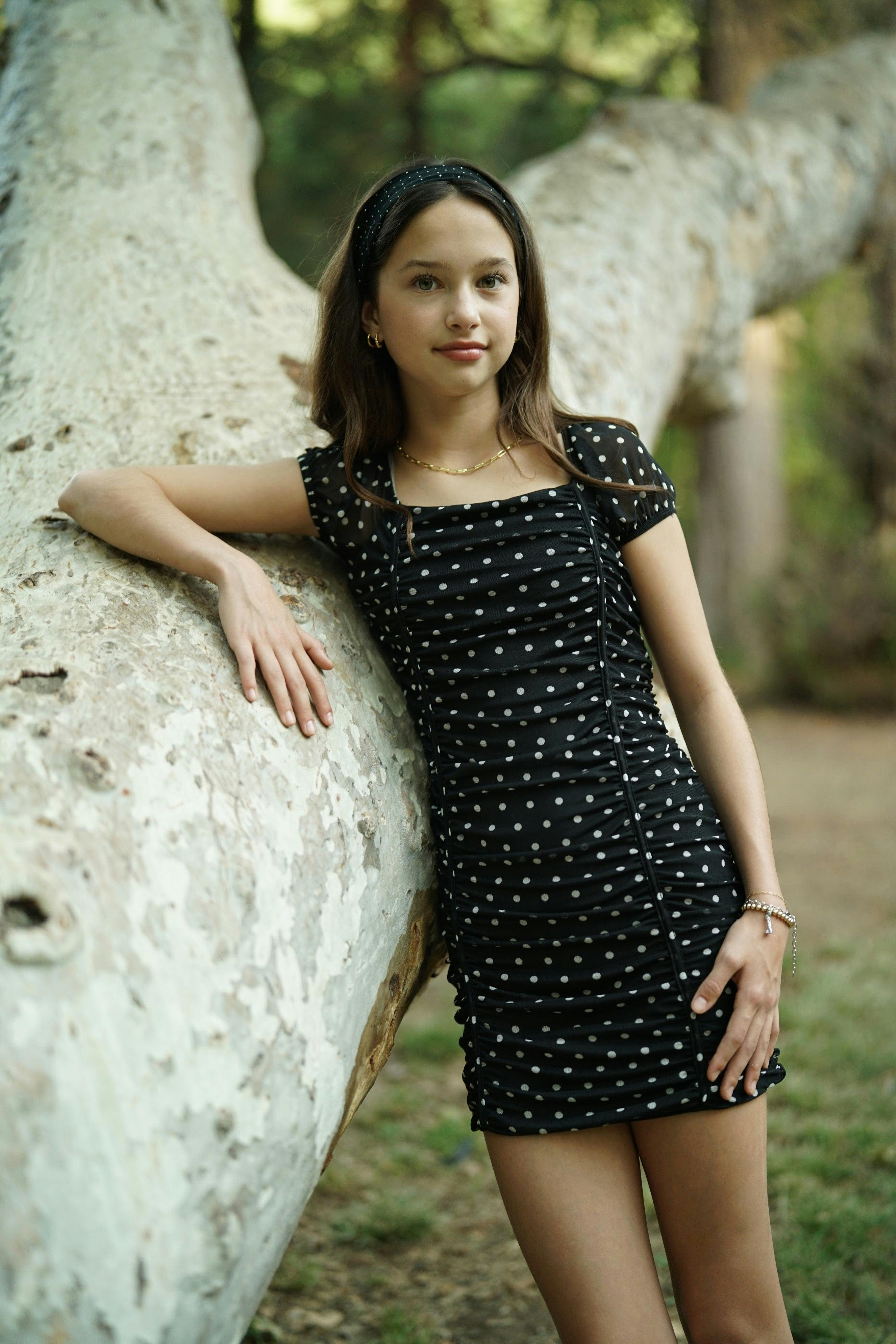 Girls Polka Dot Amelia Dress