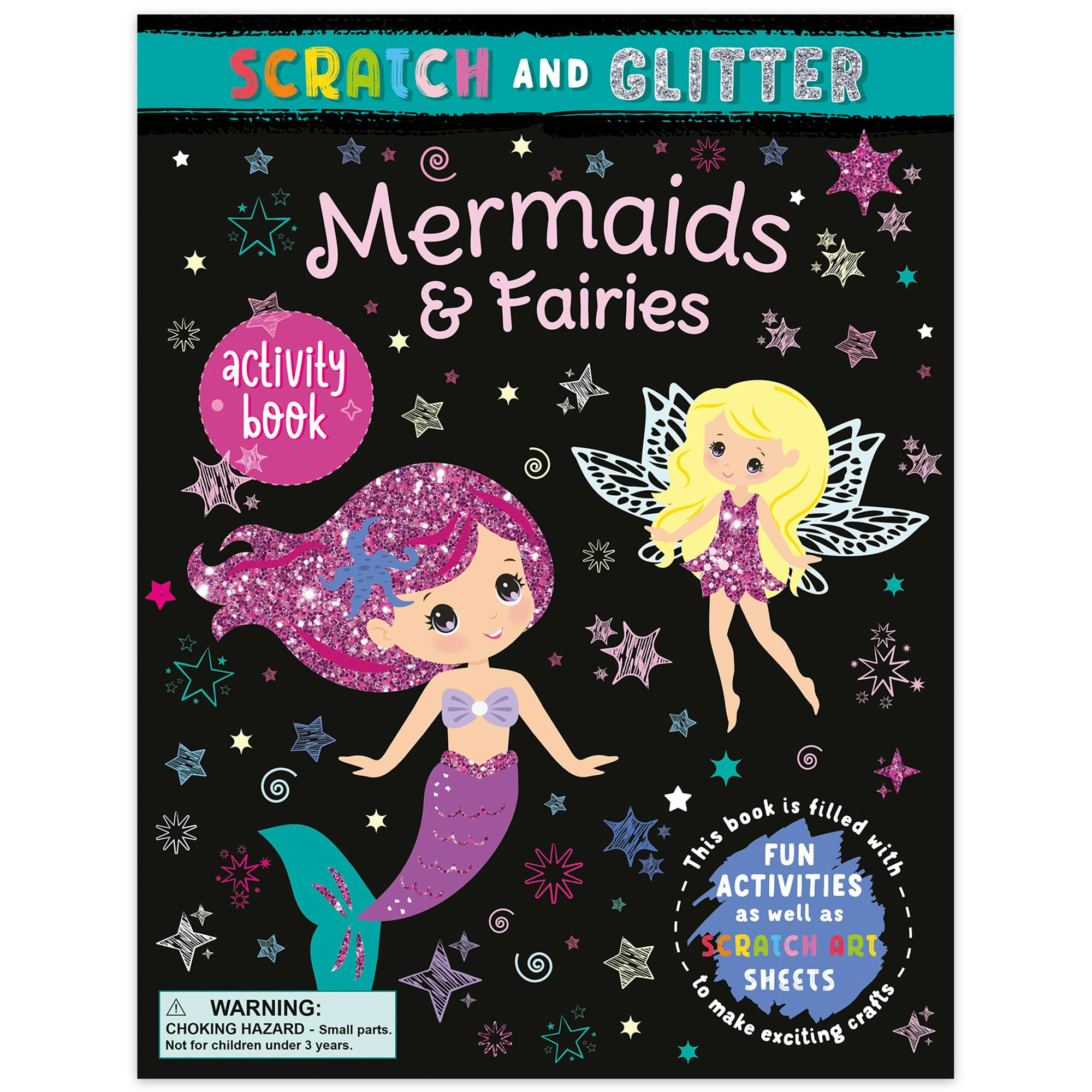 Scratch & Glitter Activity Book: Mermaids & Fairies