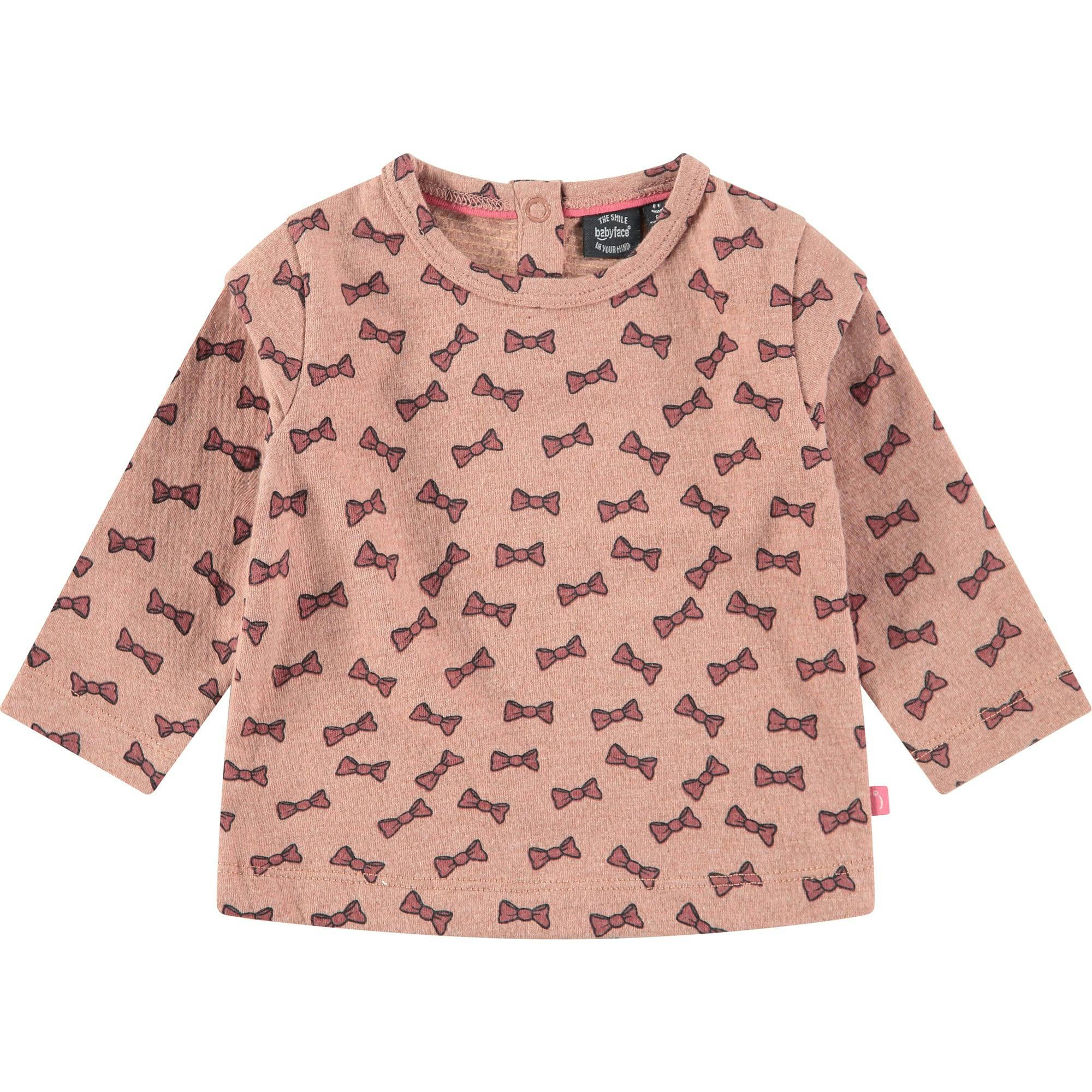 Allover Bow Print Sweatshirt