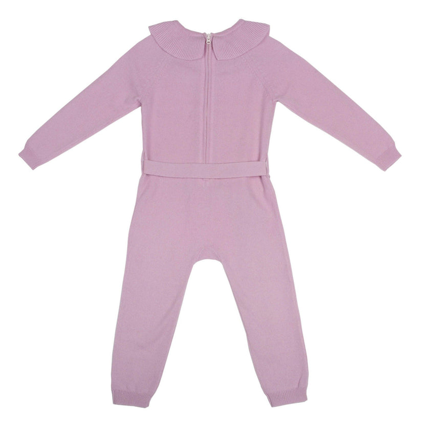 Peter Pan Collared Jumpsuit | 100% Cashmere