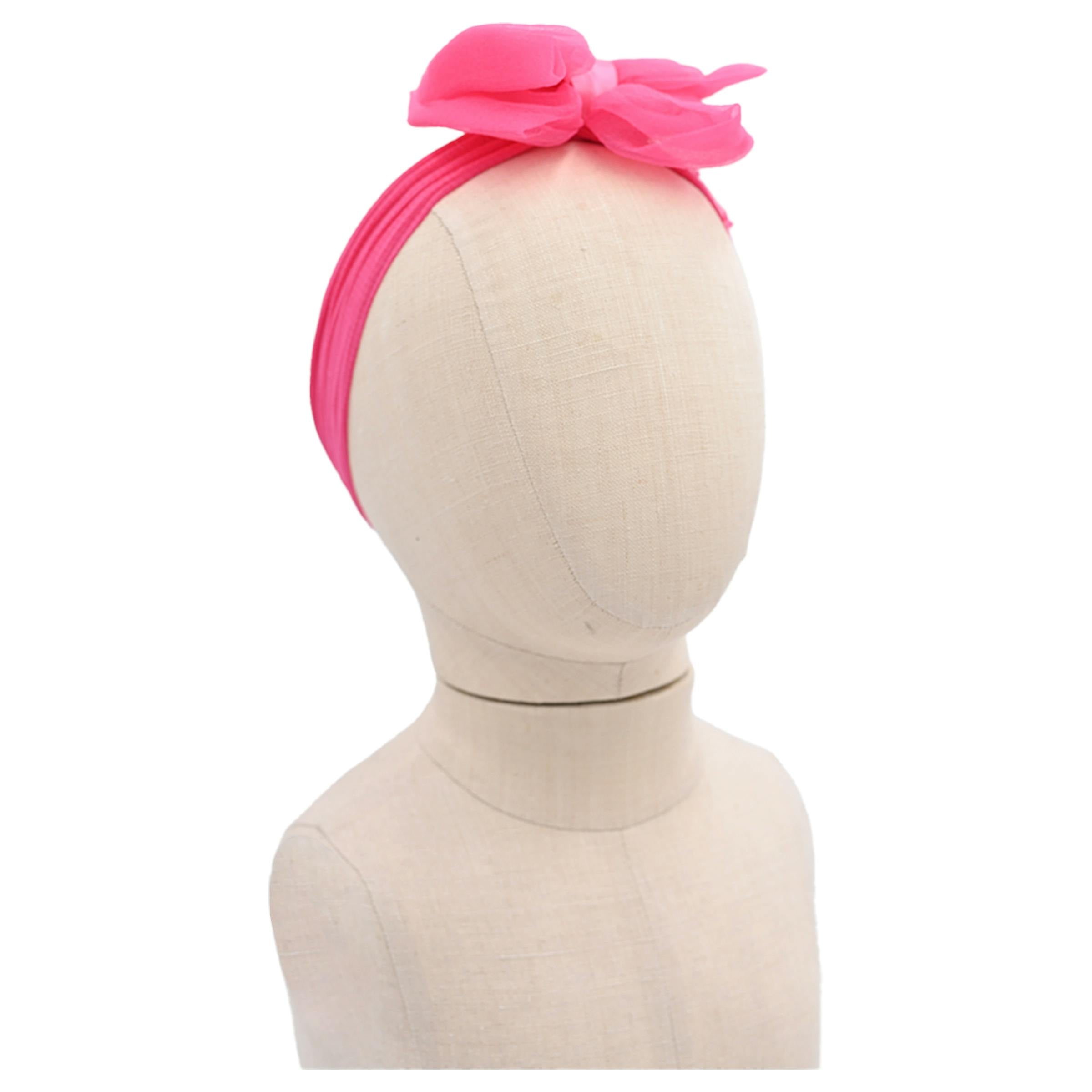 Multicolor Tulle Bow Headband